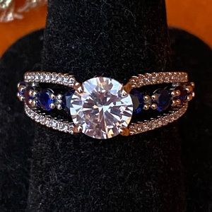 New Gorgeous Sterling Silver Marked Size 10 Ring!(#494)